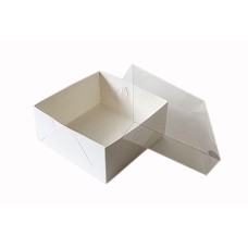 Коробка з прозорою кришкою для бенто-тортів, 170*170*80мм