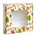 Новорічна коробка "Ялинка" із квадратним вікном, 150*150*50