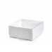 Коробка з пластиковою прозорою кришкою для біжутерії, конфетті тощо, 70*70*30