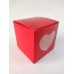 Коробка на 1 капкейк "Червона" з віконцем, 90*90*90