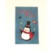 Бірка «З Новим Роком!» пінгвін #17. 50*90, 20 шт.