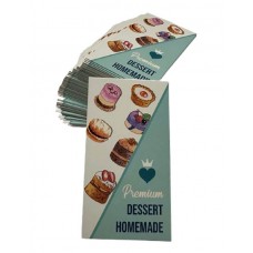 Бірка “Premium Dessert Homemade” №2, 50*90, 20 шт.