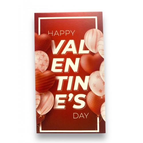 Бірка "Happy Valentine's Day" №13, 50*90, 20 шт.