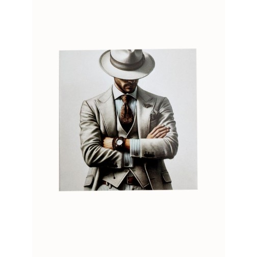 Бірка «man`s style». 60*60, 20 шт.