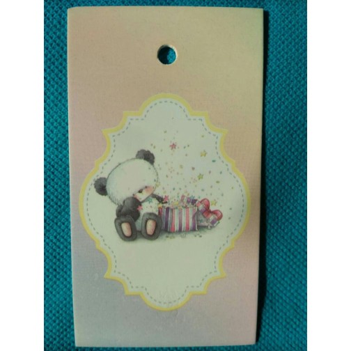 Бірка Ведмедик №2, 20 шт