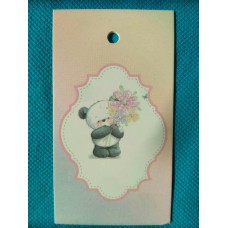 Бірка Ведмедик №5, 20 шт