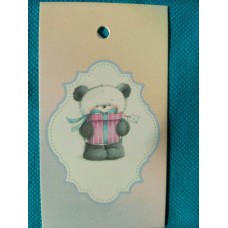 Бірка Ведмедик №4, 20шт