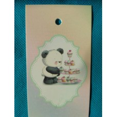 Бірка Ведмедик №1, 20 шт