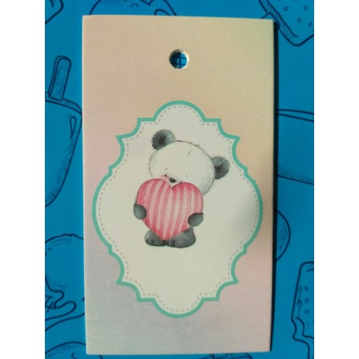 Бірка Ведмедик №7, 20шт