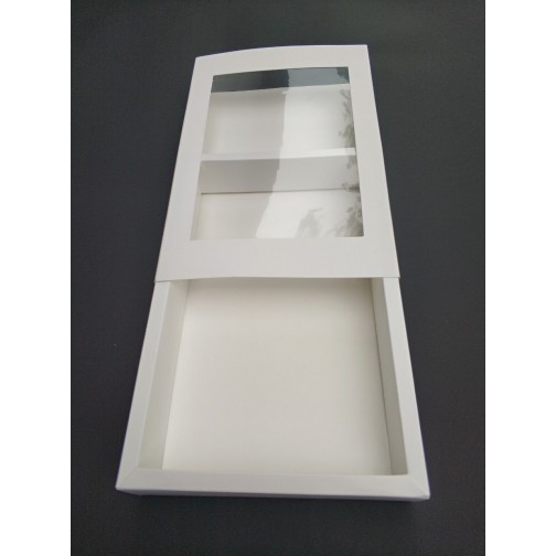 Коробка для еклерів із вікном, 240*150*42