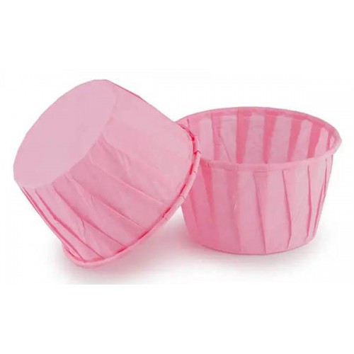 Паперова форма для кексів усилена рожева, 50*40, 20 шт.