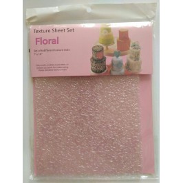 Квітковий комплект текстурного листа для кондитерських шедеврів "Floral" 6 шт-різних