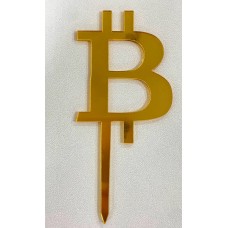 Топпер акриловий "Bitcoin", 125*55