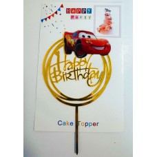 Топпер "Happy birthday” Маквін, акриловий пластик, 100*170