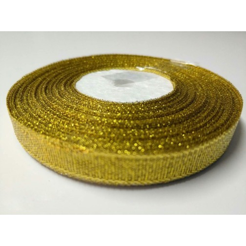Стрічка парча "Золото", 10 мм