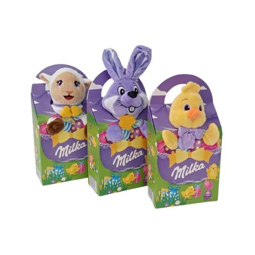 Подарункові набори Milka з іграшкою ягнятко