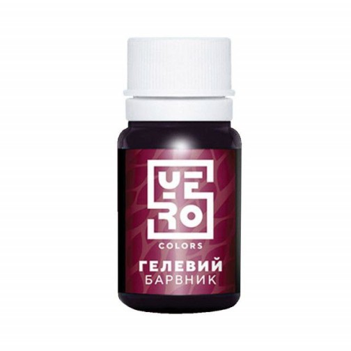 Гелевий барвник YERO марун, 20 мл