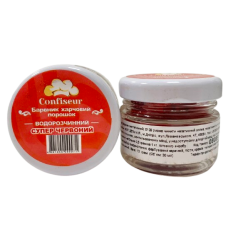 Барвник сухий водорозчинний Confiseur "Супер червоний", 30 мл