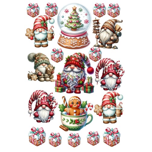 Друк на цукровому папері Новий рік 2