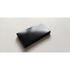 Коробка для плитки шоколаду "Чорна" з захисним лаком, 116*65*15