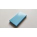 Коробка для плитки шоколаду "Блакитна" з захисним лаком, 116*65*15