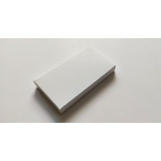 Коробка для плитки шоколаду "Біла" з захисним лаком, 116*65*15