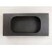 Коробка для плитки шоколаду із дизайнерського картону "Чорна 1", 160*80*15