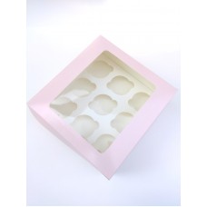 Box for 9 cupcakes "Powder", 240*250*90