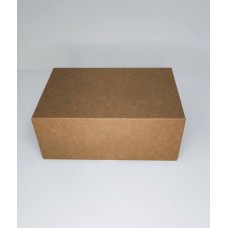Коробка для 6 капкейков из крафта без окна, 240*180*90