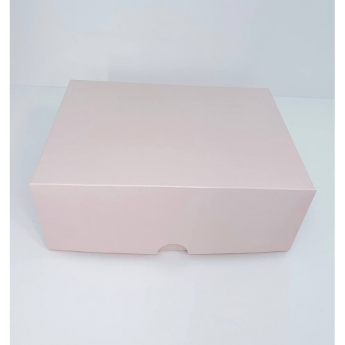 Коробка для 6 капкейків без вікна пудрова, 240*180*90
