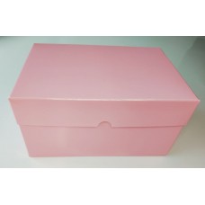 Box for 2 cupcakes, muffins "Pink", 160*110*85
