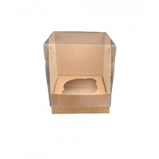 Box for 1 cupcake Aquarium Kraft, 90*90*110