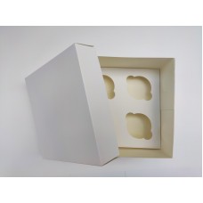 Box for 4 cupcakes without window, 200*200*105