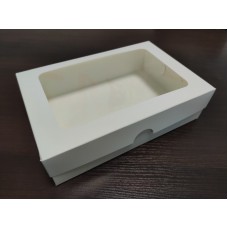 Коробка для еклерів із вікном, 225*150*60