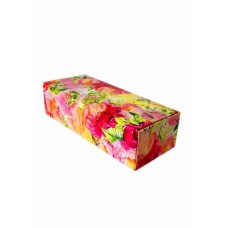 Картонне пакування для макаронс на 5 шт. "Акварель", 140*57*38