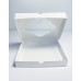 Коробка для печива біла з фігурним віконечком, 200*200*30