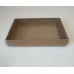 Коробка крафт з прозорим верхом для пряників, сувенірів, біжутерії, 200*150*30