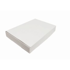 Картонна коробка для пряників біла без вікна, 220*150*30мм