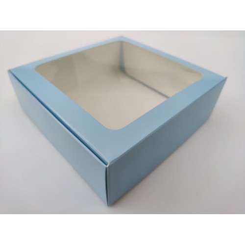 Коробка "Блакитна" з вікном, 150*150*50