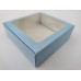 Коробка "Блакитна" з вікном, 150*150*50