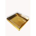 Коробка "Акваріум" золото, 170*170*50мм