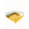 Коробка "Акваріум" золото, 170*170*80мм