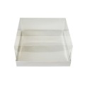 Коробка "Акваріум" біла, 250*250*120