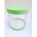 Коробка "Тубус" світло-зелена для мусових тортів, 250*250