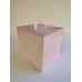 Коробка "Будиночок" кольору пудри із захисним лаком, 210*210*210