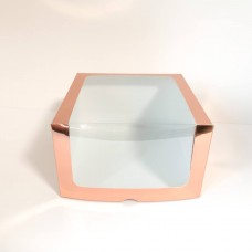 Коробка для торта "Рожеве золото", 250*250*150