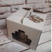 Коробка для торта з мікрогофри, з віконцем. Розмір 300*300*250