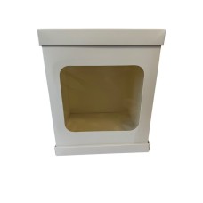 Коробка для торта з вікном з трьох частин, 250*250*300