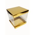 Коробка "Панорама" золото, 200*200*200