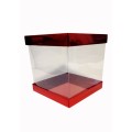 Коробка "Панорама" червона, 200*200*200